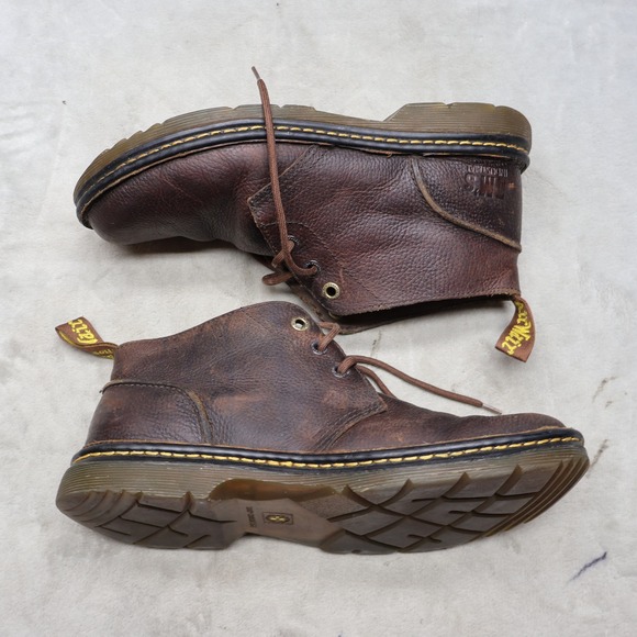 Dr. Martens Men 10 Chukka Boots Brown Sussex Leather Lace Up Work Slip Resistant main image 4